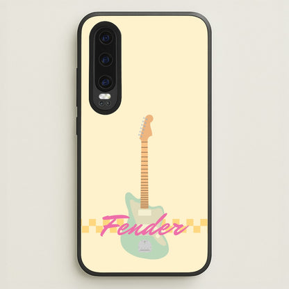 Blue Guitar Fender  - Sam Fender Phone Case for Huawei P30