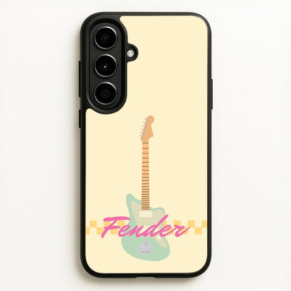 Blue Guitar Fender  - Sam Fender Phone Case for Galaxy A56