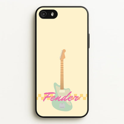 Blue Guitar Fender  - Sam Fender Phone Case for iPhone 5 / 5s / SE 2016