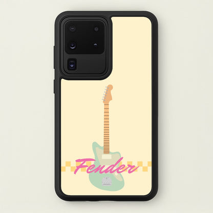 Blue Guitar Fender  - Sam Fender Phone Case for Galaxy S20 Ultra