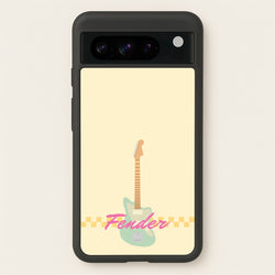 Blue Guitar Fender  - Sam Fender Phone Case for Google Pixel 8 Pro