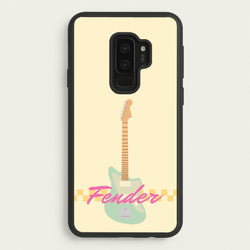Blue Guitar Fender  - Sam Fender Phone Case for Galaxy S9 Plus