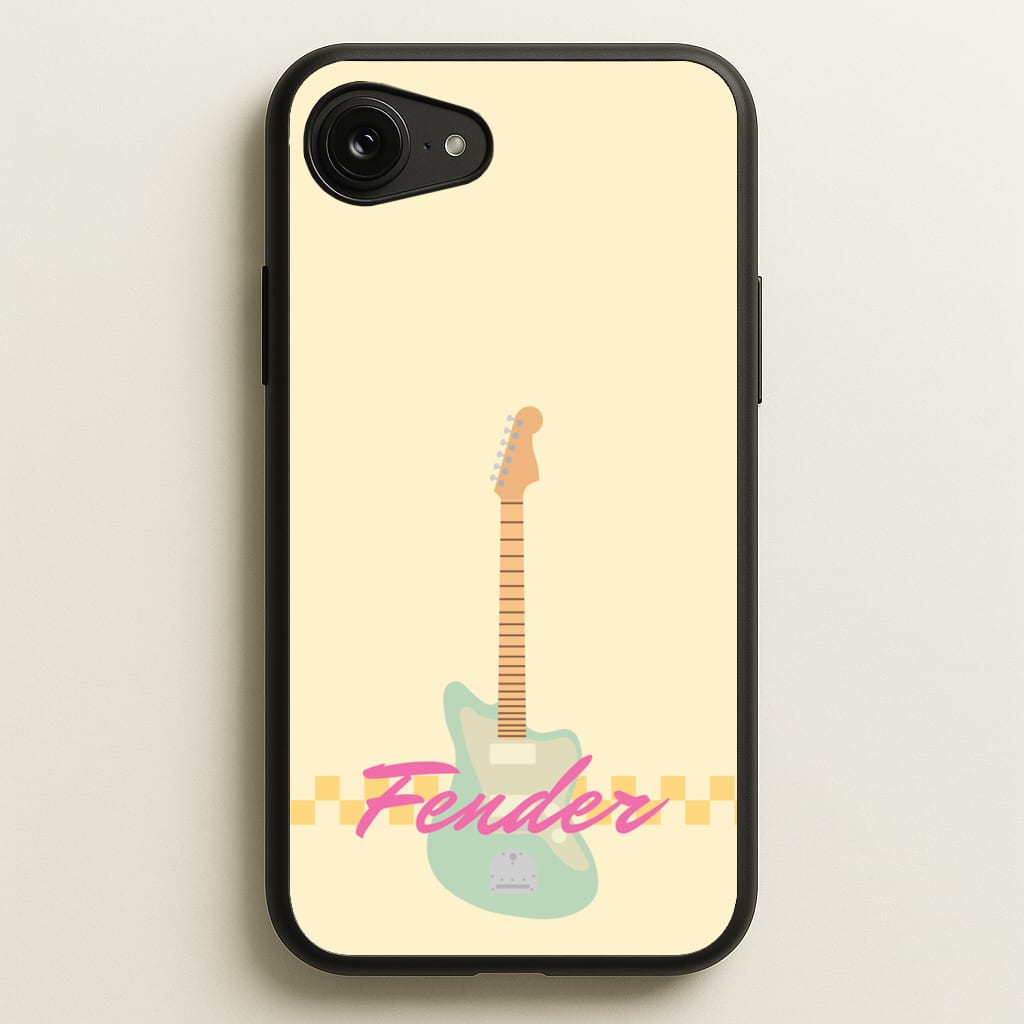 Blue Guitar Fender  - Sam Fender Phone Case for iPhone 16e