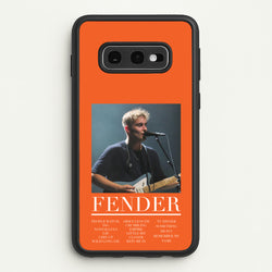 Fender Orange Song List  - Sam Fender Phone Case for Galaxy S10e