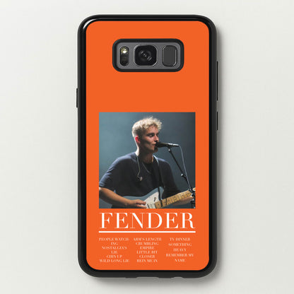 Fender Orange Song List  - Sam Fender Phone Case for Galaxy S8