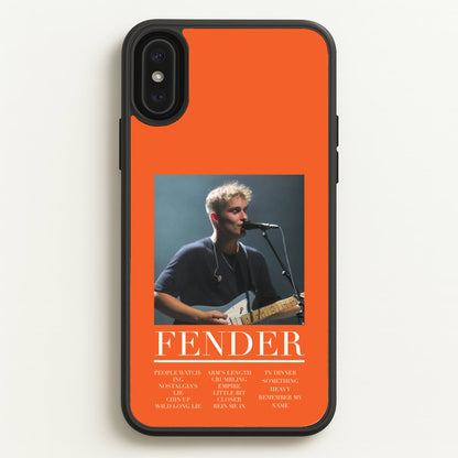 Fender Orange Song List  - Sam Fender Phone Case for iPhone XS Max
