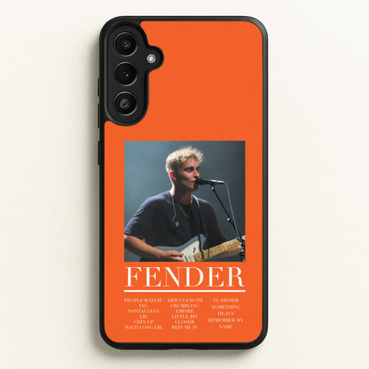 Fender Orange Song List  - Sam Fender Phone Case for Galaxy A34