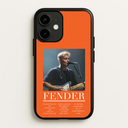 Fender Orange Song List  - Sam Fender Phone Case for iPhone 12 / 12 Pro