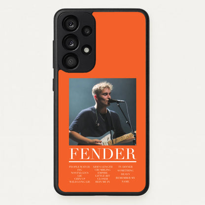Fender Orange Song List  - Sam Fender Phone Case for Galaxy A33
