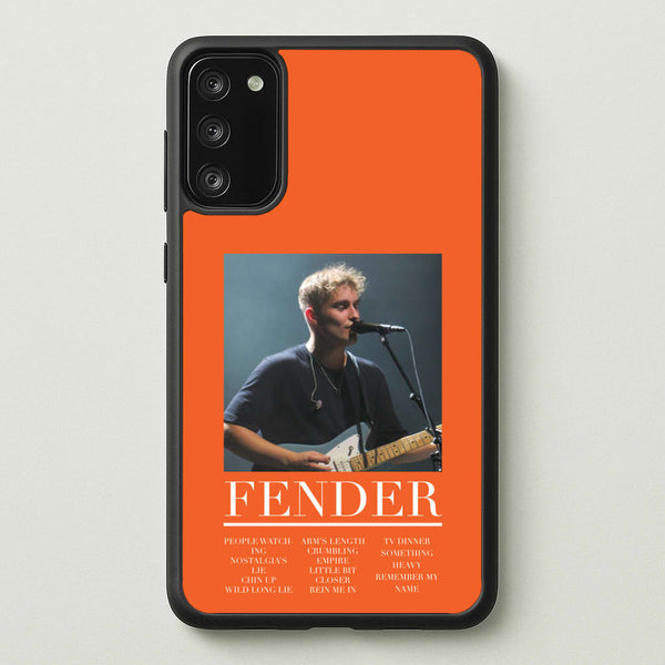 Fender Orange Song List  - Sam Fender Phone Case for Galaxy S20FE