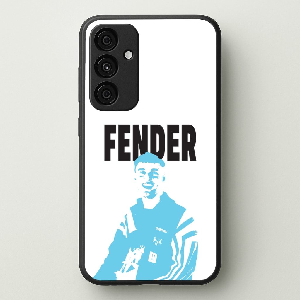Fender Silhouette Blue  - Sam Fender Phone Case for Galaxy A55