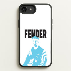 Fender Silhouette Blue  - Sam Fender Phone Case for iPhone 6 Plus / 7 Plus / 8 Plus