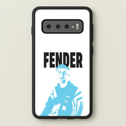 Fender Silhouette Blue  - Sam Fender Phone Case for Galaxy S10 Plus