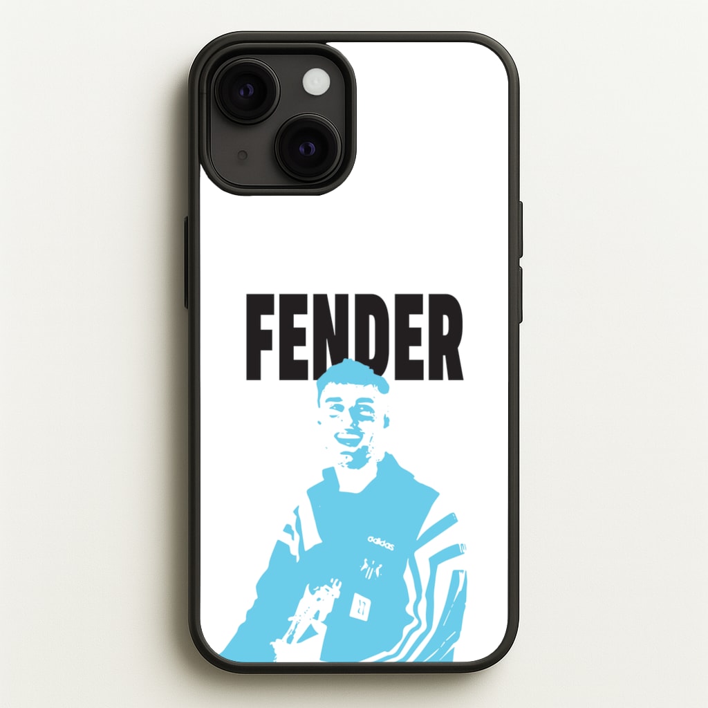 Fender Silhouette Blue  - Sam Fender Phone Case for iPhone 13 Mini