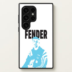 Fender Silhouette Blue  - Sam Fender Phone Case for Galaxy S24 Ultra