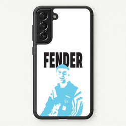 Fender Silhouette Blue  - Sam Fender Phone Case for Galaxy S21FE