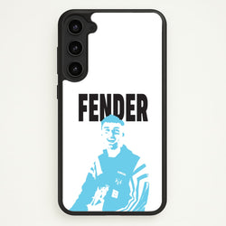 Fender Silhouette Blue  - Sam Fender Phone Case for Galaxy S23 Plus
