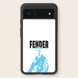 Fender Silhouette Blue  - Sam Fender Phone Case for Google Pixel 6
