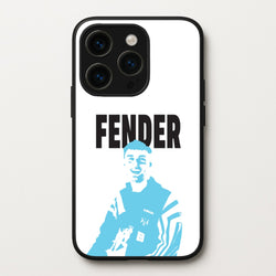 Fender Silhouette Blue  - Sam Fender Phone Case for iPhone 14 Pro Max