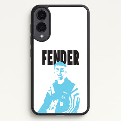 Fender Silhouette Blue  - Sam Fender Phone Case for Galaxy S25 Edge