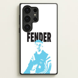 Fender Silhouette Blue  - Sam Fender Phone Case for Galaxy S25 Ultra