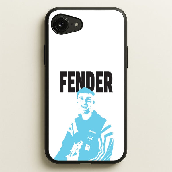 Fender Silhouette Blue  - Sam Fender Phone Case for iPhone 16e