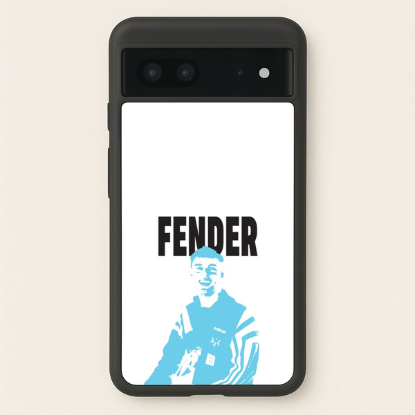 Fender Silhouette Blue  - Sam Fender Phone Case for Google Pixel 7