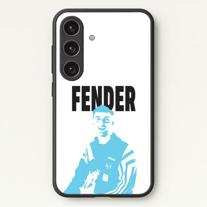 Fender Silhouette Blue  - Sam Fender Phone Case for Galaxy S24