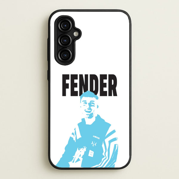 Fender Silhouette Blue  - Sam Fender Phone Case for Galaxy A54