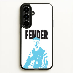 Fender Silhouette Blue  - Sam Fender Phone Case for Galaxy A56