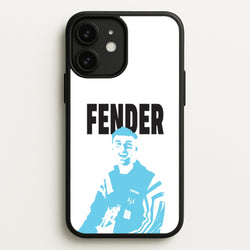 Fender Silhouette Blue  - Sam Fender Phone Case for iPhone 11