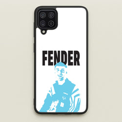 Fender Silhouette Blue  - Sam Fender Phone Case for Galaxy A12