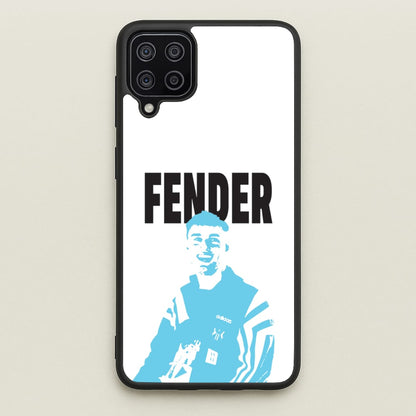 Fender Silhouette Blue  - Sam Fender Phone Case for Galaxy A12