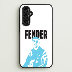 Fender Silhouette Blue  - Sam Fender Phone Case for Galaxy A14
