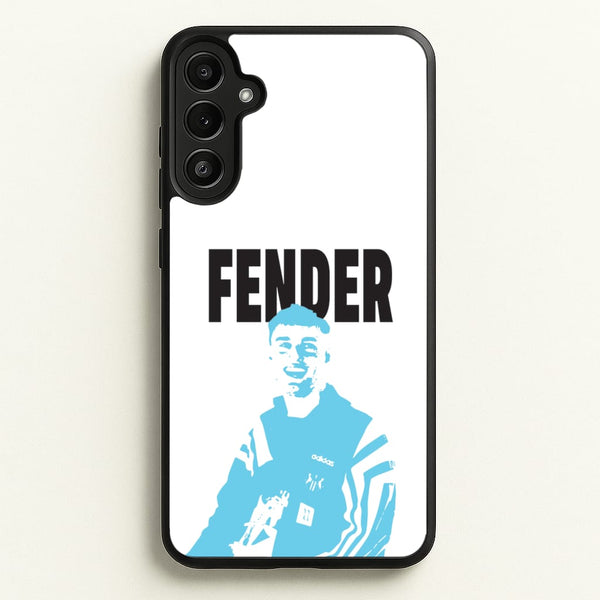 Fender Silhouette Blue  - Sam Fender Phone Case for Galaxy A36