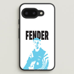 Fender Silhouette Blue  - Sam Fender Phone Case for Google Pixel 9a