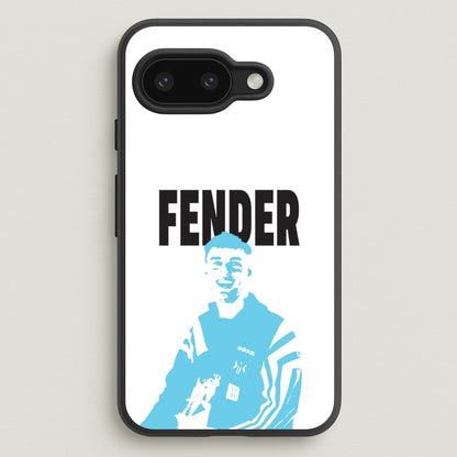 Fender Silhouette Blue  - Sam Fender Phone Case for Google Pixel 9a