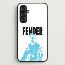 Fender Silhouette Blue  - Sam Fender Phone Case for Galaxy S23FE