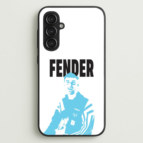 Fender Silhouette Blue  - Sam Fender Phone Case for Galaxy S23FE