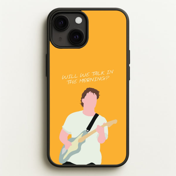Will We Talk In The Morning Yellow  - Sam Fender Phone Case for iPhone 13