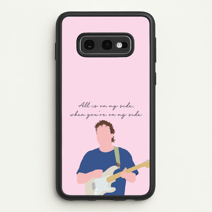All Is On My Side Pink  - Sam Fender Phone Case for Galaxy S10e