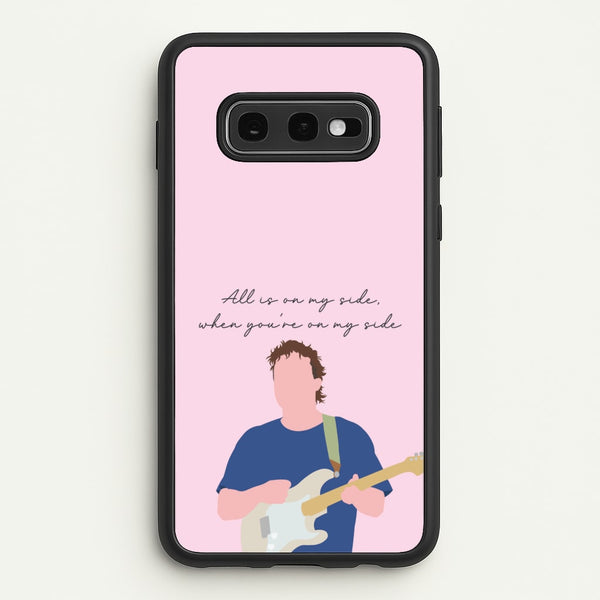 All Is On My Side Pink  - Sam Fender Phone Case for Galaxy S10e