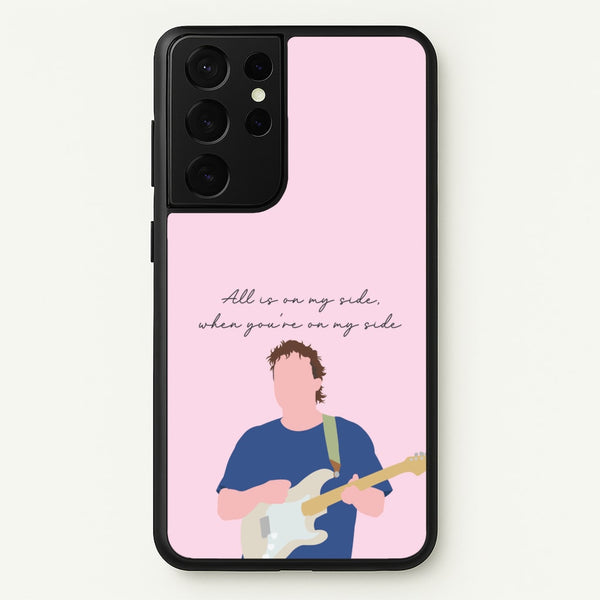 All Is On My Side Pink  - Sam Fender Phone Case for Galaxy S21 Ultra