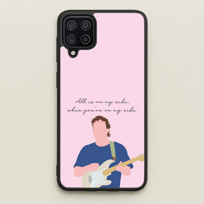 All Is On My Side Pink  - Sam Fender Phone Case for Galaxy A12