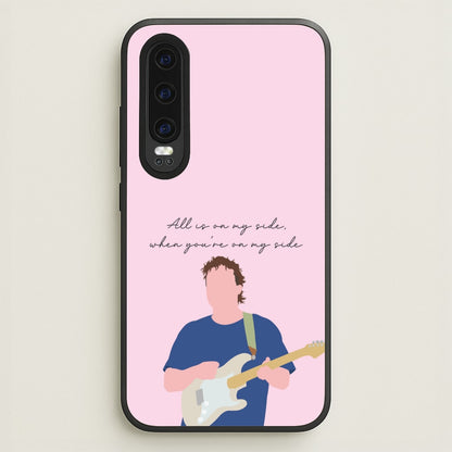 All Is On My Side Pink  - Sam Fender Phone Case for Huawei P30