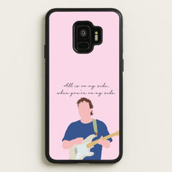All Is On My Side Pink  - Sam Fender Phone Case for Galaxy S9