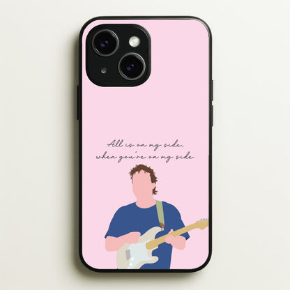 All Is On My Side Pink  - Sam Fender Phone Case for iPhone 15