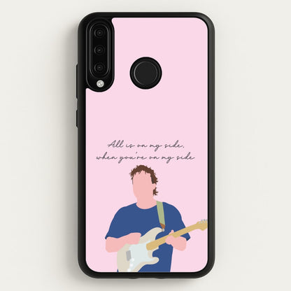 All Is On My Side Pink  - Sam Fender Phone Case for Huawei P30 Lite