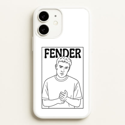 Fender Outline  - Sam Fender Phone Case for iPhone 11