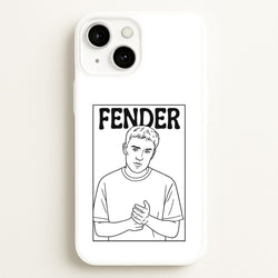 Fender Outline  - Sam Fender Phone Case for iPhone 13